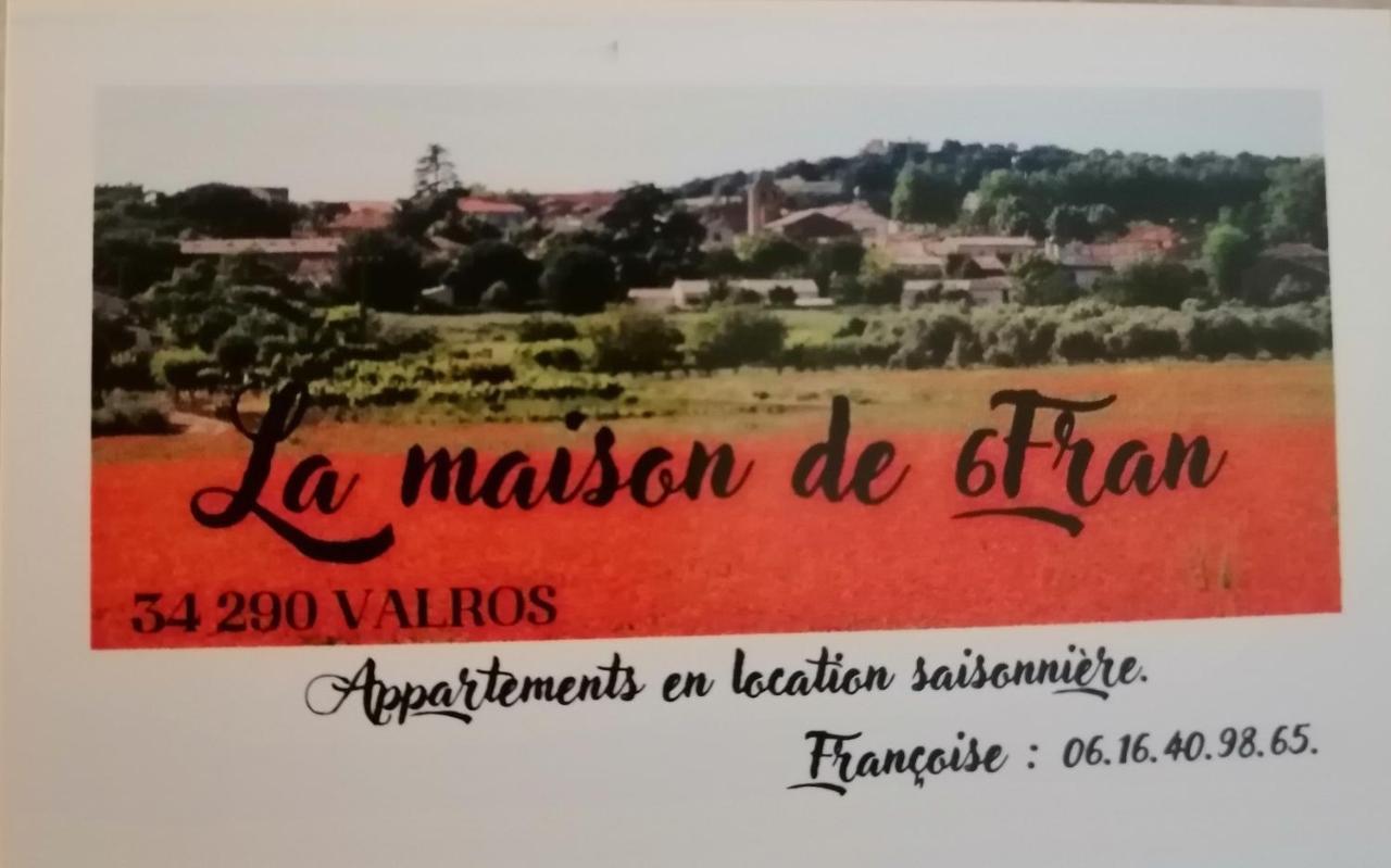 La Maison De 6Fran Appartement 1 Calme Et Spacieux Ambiance Familiale Valros المظهر الخارجي الصورة